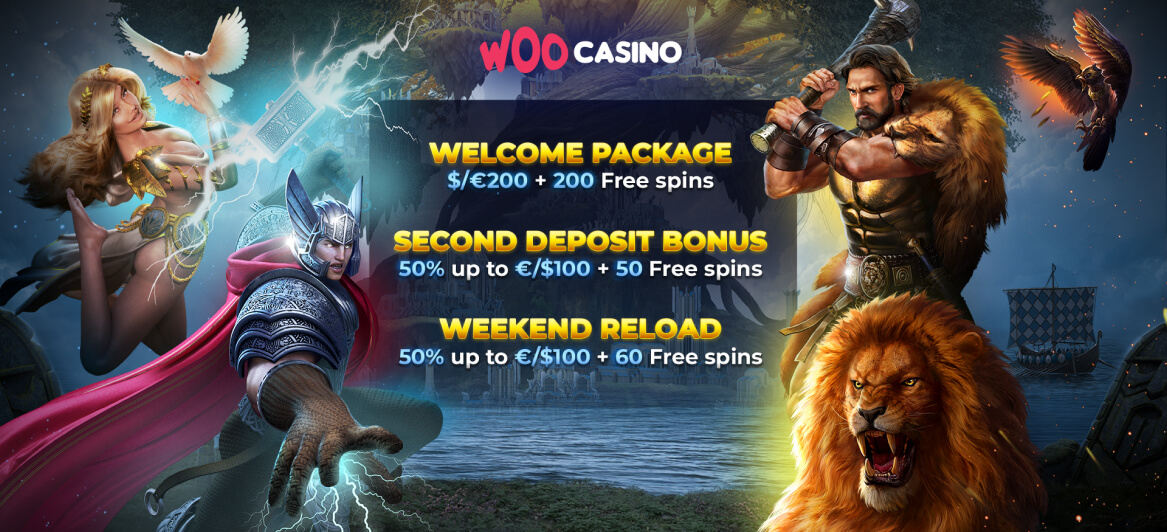WooCasino Welcome Page